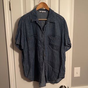 Jane and Delancey Blue Button Down Shirt